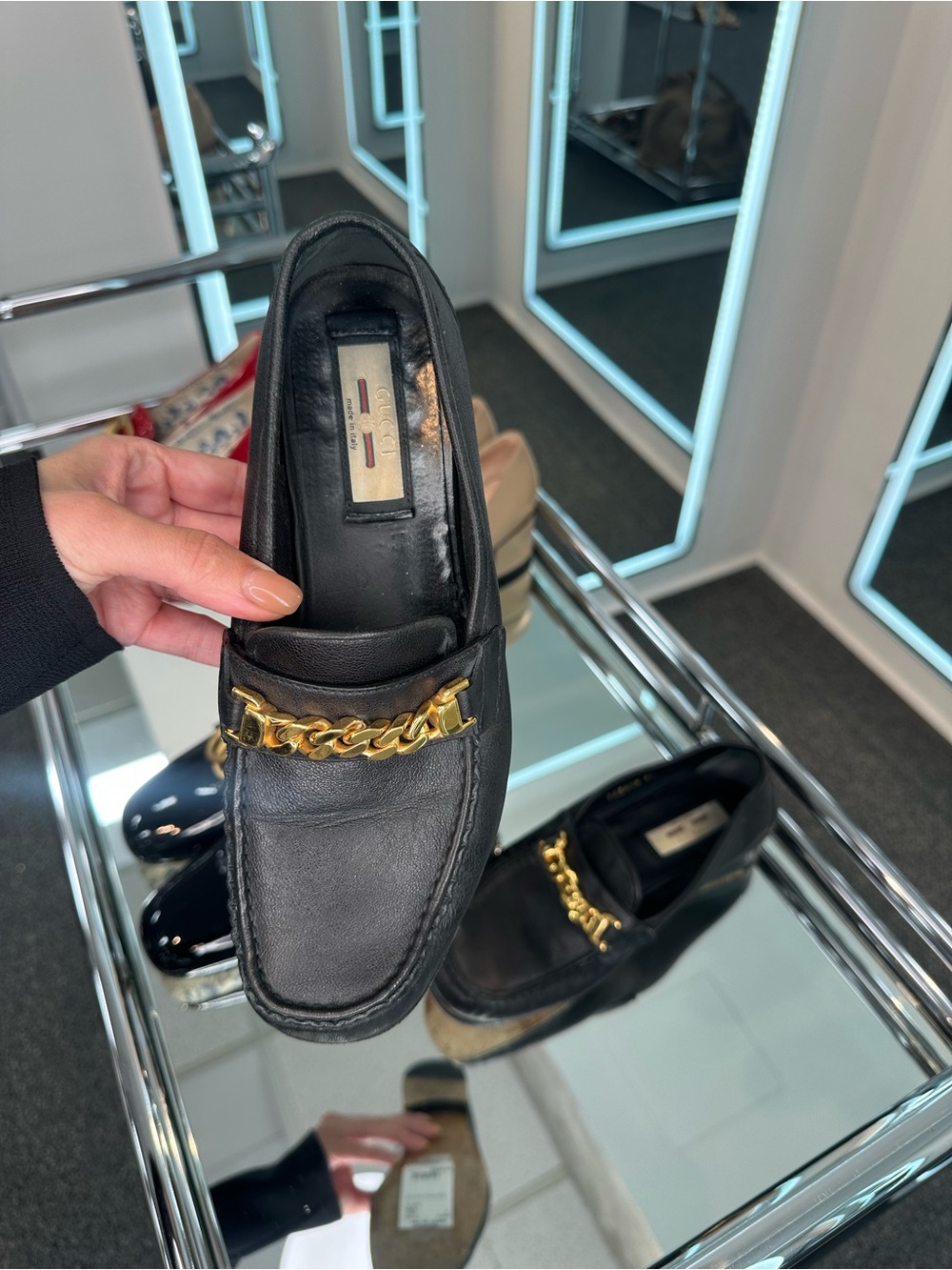 Gucci Sylvie Chain Loafer